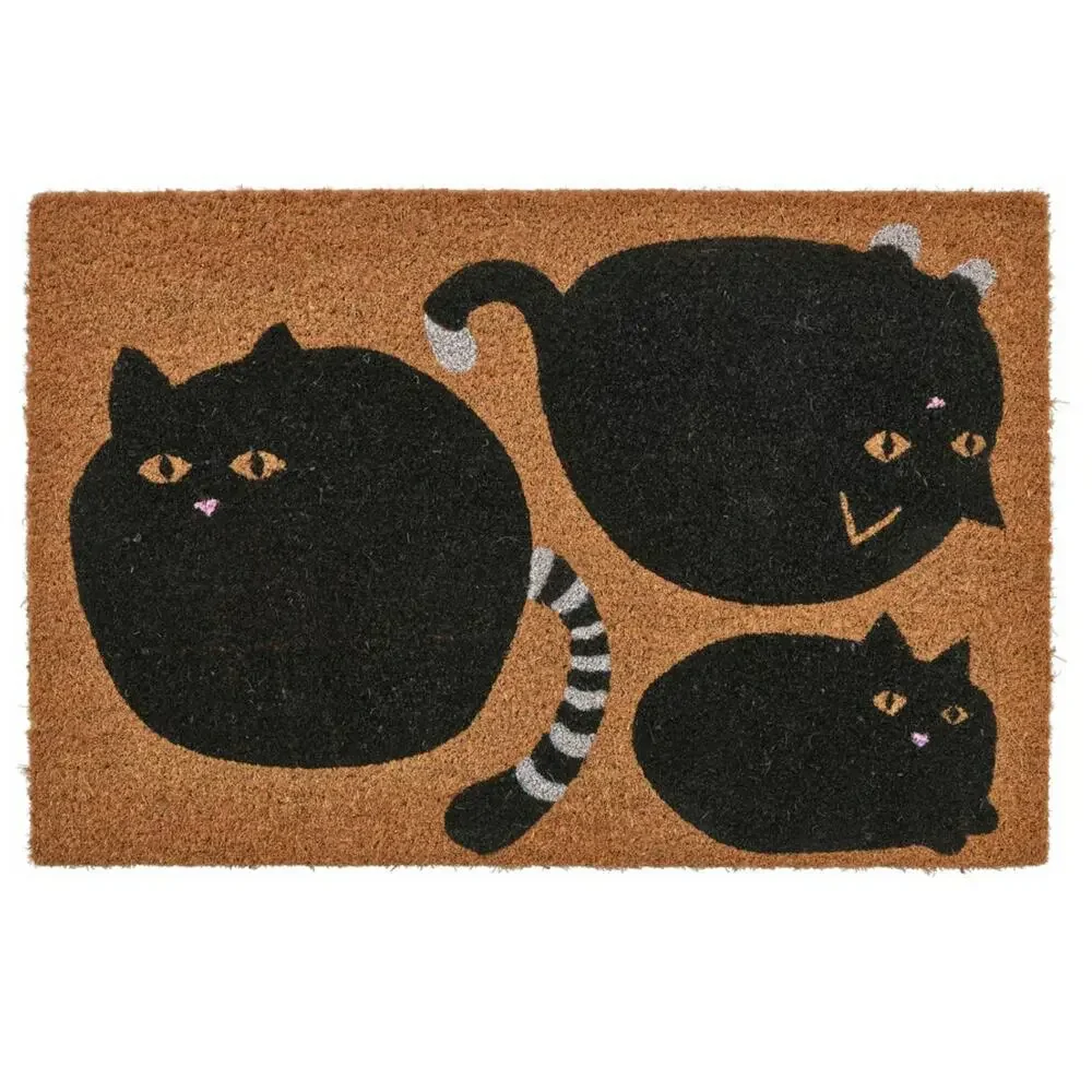 IKEA VÄGTYP VAGTYP Door Mat, Cat Black/Natural, 2'0